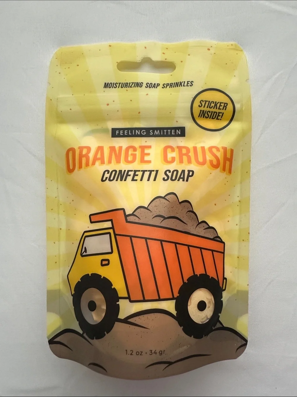 Feeling Smitten Orange Crush Confetti Soap 1.2 oz
